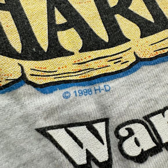 VTG Harley Davidson Heather Gray Pocket T-Shirt Size M - Picture 6 of 7